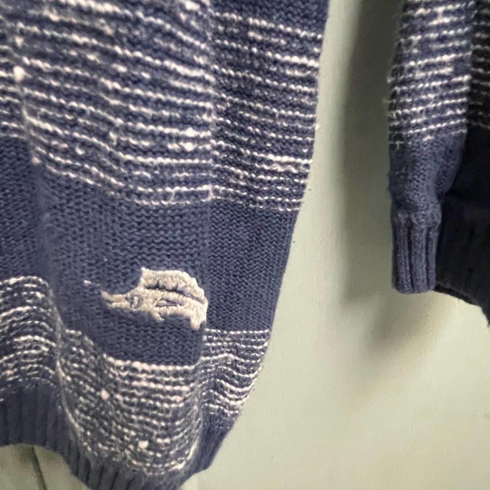 Tommy Bahama Relax Linen Blend Hooded Sweater Size Small EUC - Picture 4 of 4